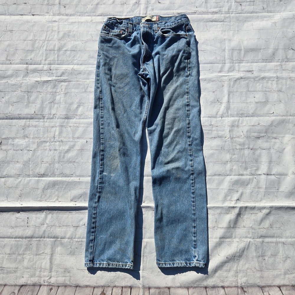 vintage y2k Levis 505 Regular Fit Jeans Mens 32x34 Denim Straight light wash